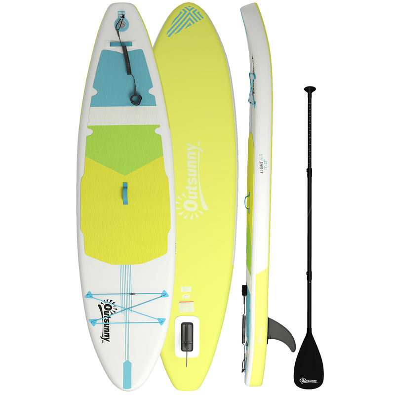 Paddle Surf Inflable PVC 500D, EVA Outsunny