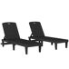 Conjunto de Tumbona PP Outsunny Conjunto de Tumbona PP Outsunny Marrón