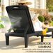 Conjunto de Tumbona PP Outsunny Conjunto de Tumbona PP Outsunny Marrón