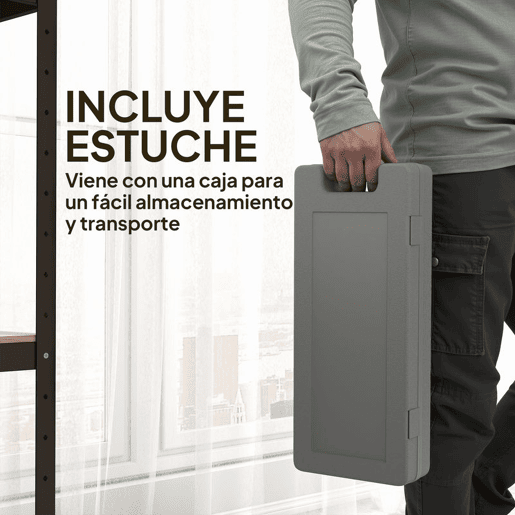 HOMCOM Conjunto de Halteres de 6 Peças Total 6 kg 2x1,5 kg 2x1 kg e 2x0,5 kg Halteres Hexagonais com Revestimento de PU e Mala para Exercício em Casa Ginásio Multicolor