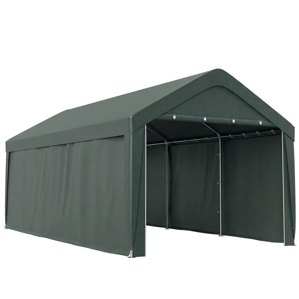 Carpa para Garaje Acero, Tela de PE Outsunny