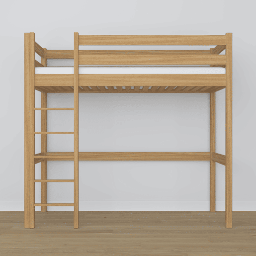 Cama mezzanine de carvalho N05 carvalho natural