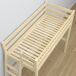 Cama alta de madera con escritorio N02 120x200 Cama alta de madera con escritorio N02 120x200 Pino