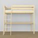 Cama alta de madera con escritorio N04 90x200 Cama alta de madera con escritorio N04 90x200 Pino