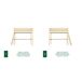 Cama alta de madera N02 100x190 Cama alta de madera N02 100x190 Pino