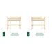 Cama alta de madera con escritorio N06 100x200 Cama alta de madera con escritorio N06 100x200 Pino