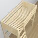 Cama alta de madera con escritorio N04 80x200 Cama alta de madera con escritorio N04 80x200 Pino