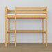 Cama alta de madera con escritorio N06 100x180 Cama alta de madera con escritorio N06 100x180 Pino