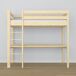 Cama alta de madera con escritorio N05 100x180 Cama alta de madera con escritorio N05 100x180 Pino