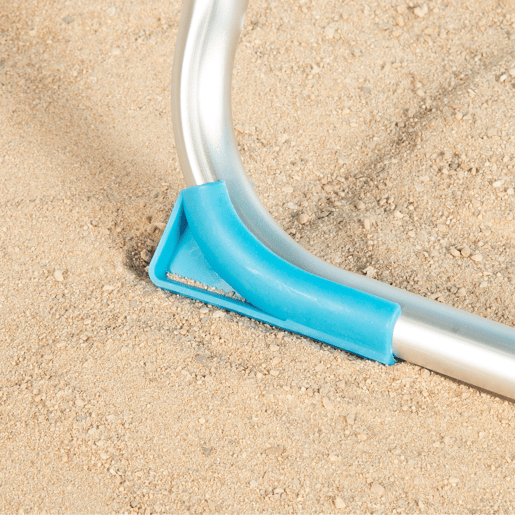 Aktive Cadeira de praia alta multiposições 48x60x90 cm azul Aktive Cadeira de praia alta multiposições 48x60x90 cm azul