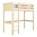 Cama alta de madera N06 90x190 Cama alta de madera N06 90x190 Pino