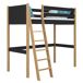 Cama alta de madera N04 90x190 Cama alta de madera N04 90x190 Negro