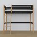 Cama alta de madera N04 90x190 Cama alta de madera N04 90x190 Negro