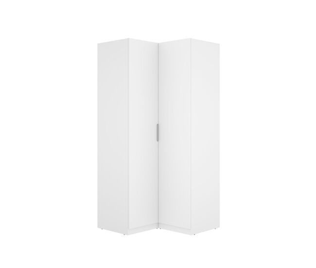 Armario esquinero emax 2 puertas blanco 203,5x95x97 cm