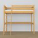 Cama alta de madera con escritorio N04 120x190 Cama alta de madera con escritorio N04 120x190 Pino