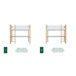 Cama alta de madera con escritorio N05 90x180 Cama alta de madera con escritorio N05 90x180 Madera