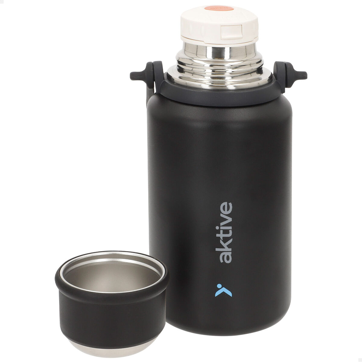Aktive Botella térmica inox tapón rosca antifugas