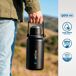 Aktive Botella térmica inox tapón rosca antifugas Aktive Botella térmica inox tapón rosca antifugas Negro
