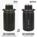 Aktive Botella térmica inox tapón rosca antifugas Aktive Botella térmica inox tapón rosca antifugas Negro