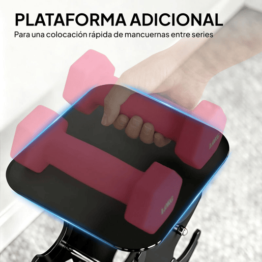 SPORTNOW Conjunto de Halteres de 8 Peças 20 kg Halteres Hexagonais 2x1kg 2x2kg 2x3kg 2x4kg com Suporte de Arrumação e Pegas Retas para Treino de Força em Casa ou Ginásio Multicolor