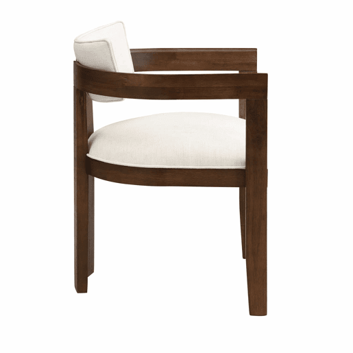Cadeira de sala de jantar, pacote de 2 - confortável e respirável, estilo moderno, linho - cor nogueira Cadeira de sala de jantar, pacote de 2 - confortável e respirável, estilo moderno, linho - cor nogueira