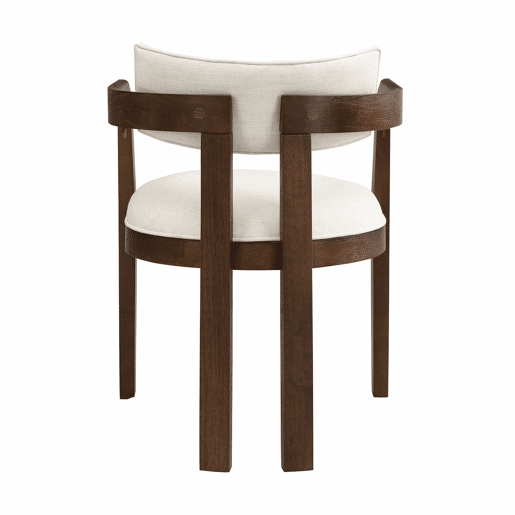 Cadeira de sala de jantar, pacote de 2 - confortável e respirável, estilo moderno, linho - cor nogueira Cadeira de sala de jantar, pacote de 2 - confortável e respirável, estilo moderno, linho - cor nogueira