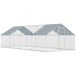 Gallinero para Exterior Acero Galvanizado, Tela Oxford PawHut Gallinero para Exterior Acero Galvanizado, Tela Oxford PawHut Gris