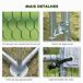 Gallinero para Exterior Acero Galvanizado, Tela Oxford PawHut Gallinero para Exterior Acero Galvanizado, Tela Oxford PawHut Gris
