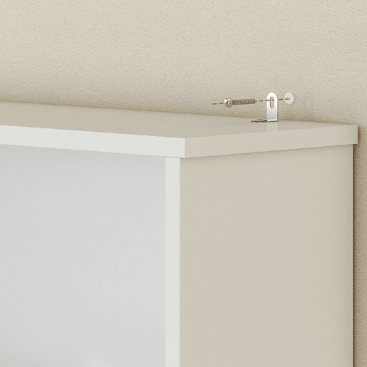 HOMCOM Armário sobre a Sanita, Móvel de Casa de Banho com 2 Portas de Fecho Suave e Prateleira Aberta, 64 x 21 x 173,5 cm, Branco