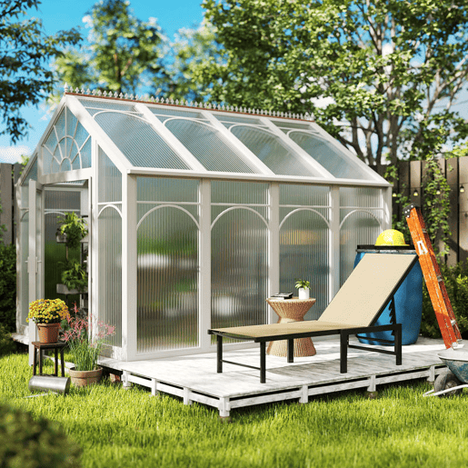 Outsunny Espreguiçadeira de Jardim Exterior, Reclinável com Encosto Ajustável em 4 Níveis e Estrutura de Aço, Impermeável, Capacidade 120 kg, para Pátio, Terraço, Varanda, 166x60x84 cm, Caqui