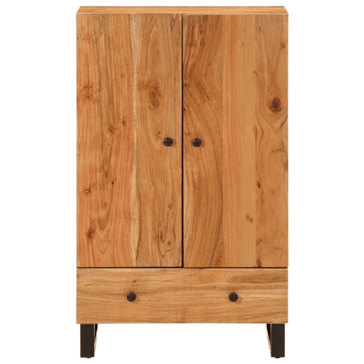 Aparador alto - Bufete - Móvei de apoio c gaveta 60x33x100 cm acácia maciçaferro pt1755 Aparador alto - Bufete - Móvei de apoio c gaveta 60x33x100 cm acácia maciçaferro pt1755