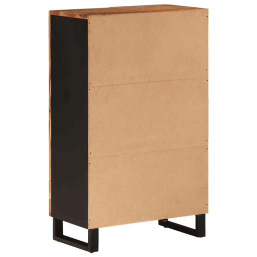 Aparador alto - Bufete - Móvei de apoio c gaveta 60x33x100 cm acácia maciçaferro pt1755 Aparador alto - Bufete - Móvei de apoio c gaveta 60x33x100 cm acácia maciçaferro pt1755