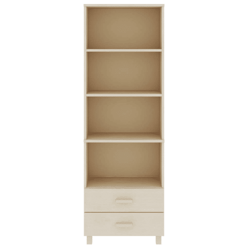 Aparador - Bufete - Móvei de apoio alto HAMAR 60x35x180 cm pinho maciço castanho-mel pt4103