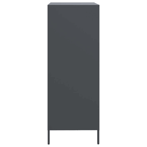 Armário alto - Bufete - Móvei de apoio 68x39x103,5 cm aço antracite pt2246