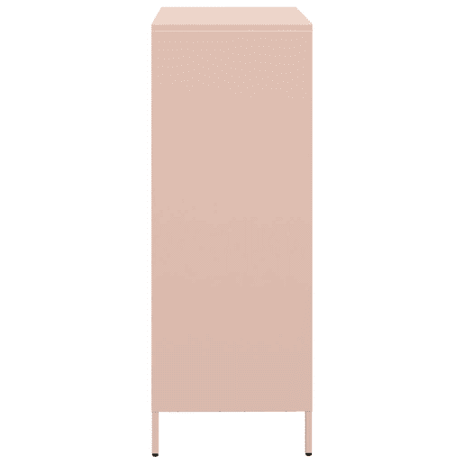 Aparador - Bufete - Móvei de apoio alto 39x35x103,5 cm aço rosa pt2364