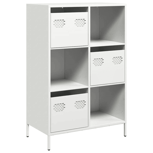 Armário alto - Bufete - Móvei de apoio 68x39x103,5 cm aço branco pt2220