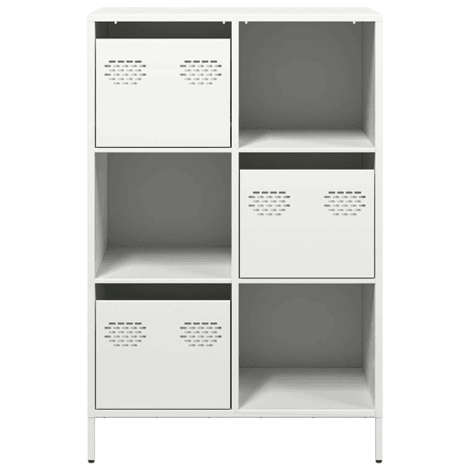 Armário alto - Bufete - Móvei de apoio 68x39x103,5 cm aço branco pt2220