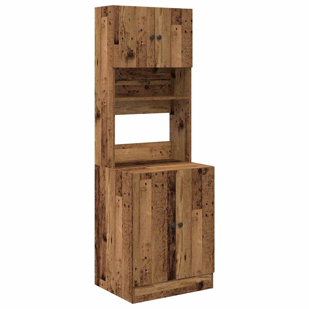 Aparador - Mueble de almacenamiento 2 pcs 60 Madera
