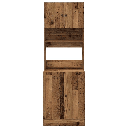 Bufete - Móvei de apoio de Cozinha 2 pcs Madeira antiga 60 x 50 x 180 cm pt2423