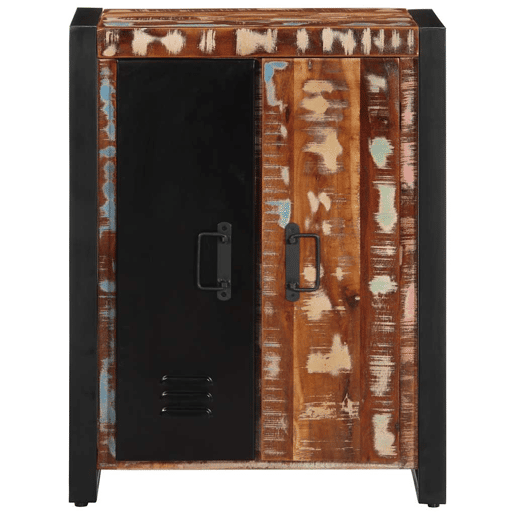 Aparador - Bufete - Móvei de apoio multicor 55x35x70 cm madeira maciça recuperada pt4664