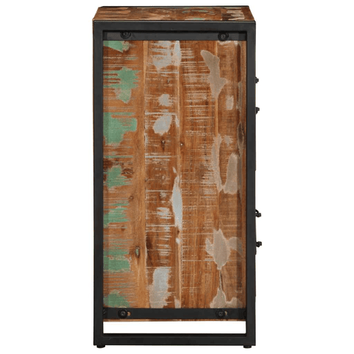 Aparador - Bufete - Móvei de apoio multicor 55x35x70 cm madeira maciça recuperada pt4666