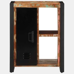 Aparador - Bufete - Móvei de apoio multicor 55x35x70 cm madeira maciça recuperada pt4665