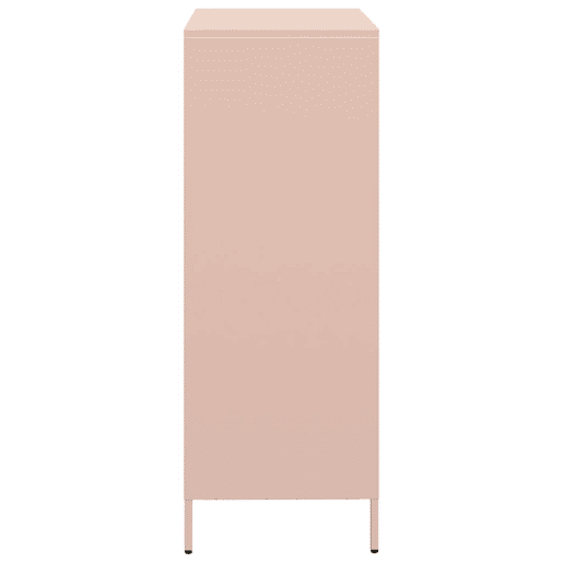 Armário alto - Bufete - Móvei de apoio 68x39x103,5 cm aço rosa pt2375