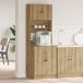 Aparador - Mueble de almacenamiento 2 pcs 60 Aparador - Mueble de almacenamiento 2 pcs 60 Madera
