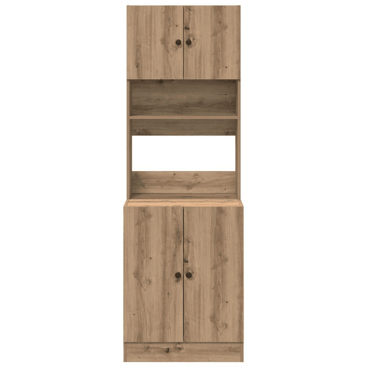 Bufete - Móvei de apoio de Cozinha 2 pcs Carvalho Artesanal 60 x 50 x 180 cm pt2424