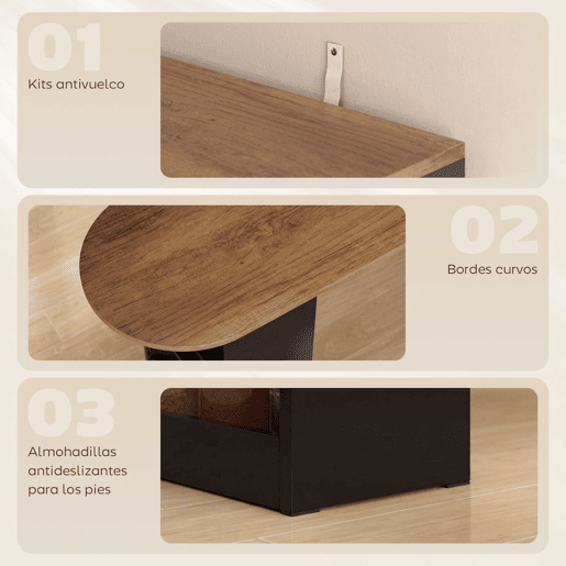 HOMCOM Mesa de Bar Extensível e Giratória 360° Mesa Alta de Cozinha com Prateleiras Abertas e 2 Portas de Vidro 150x80x105,5 cm Preto e Madeira