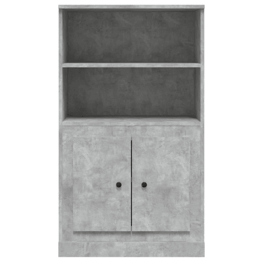Armário alto - Bufete - Móvei de apoio derivados madeira 60x35,5x103,5 cm cinza cimento pt2791