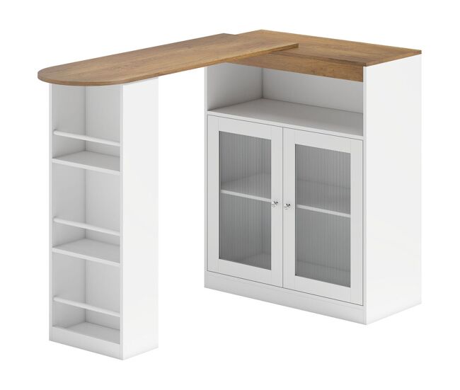 Mesa de Bar MDF HOMCOM, hogar - cocina 150x80