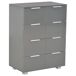 Aparador - Mueble de almacenamiento 60 Aparador - Mueble de almacenamiento 60 Gris
