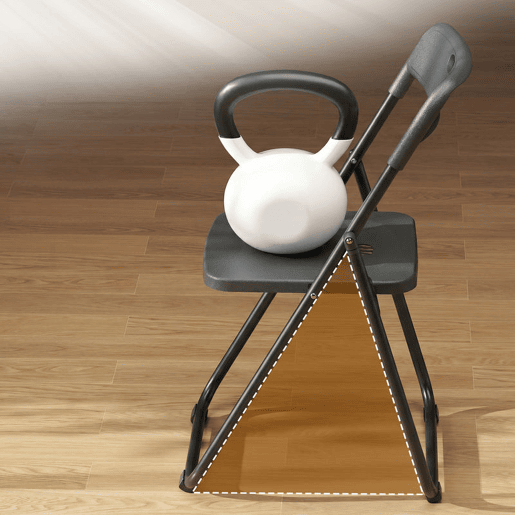 HOMCOM Conjunto de 6 Cadeiras Dobráveis de Plástico e Aço Cadeiras Dobráveis com Encosto Curvo Assento Côncavo com Ventilação Para Espaços Pequenos Sala de Estar Sala de Jantar Cozinha 48,5x47x75 cm Preto